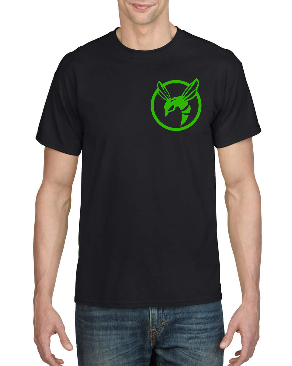 GREEN HORNET SUPERHERO LOGO T SHIRT