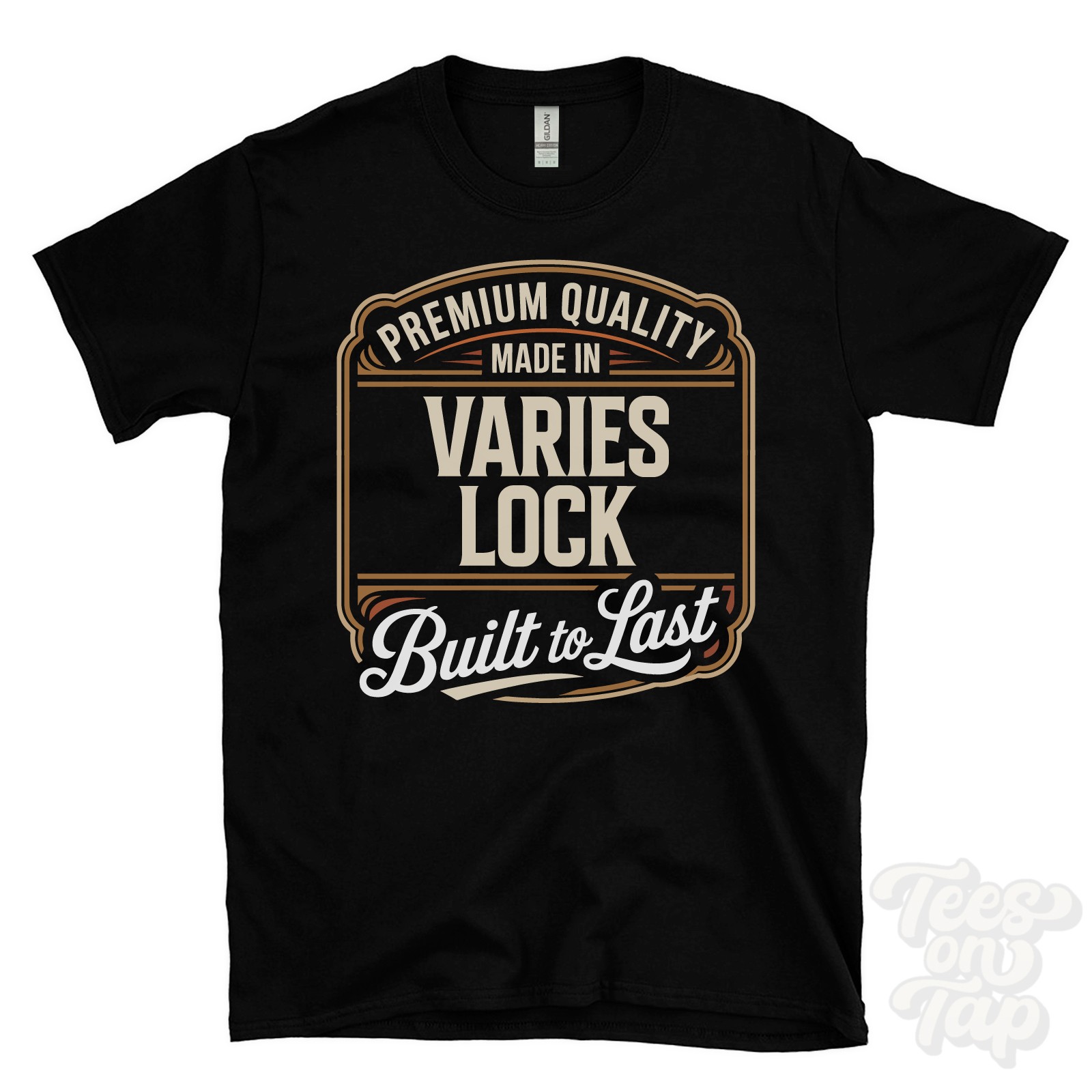 MADE IN VARIES LOCK PREMIUM QUALITY BUILT TO LAST T-SHIRT haltwhistle england