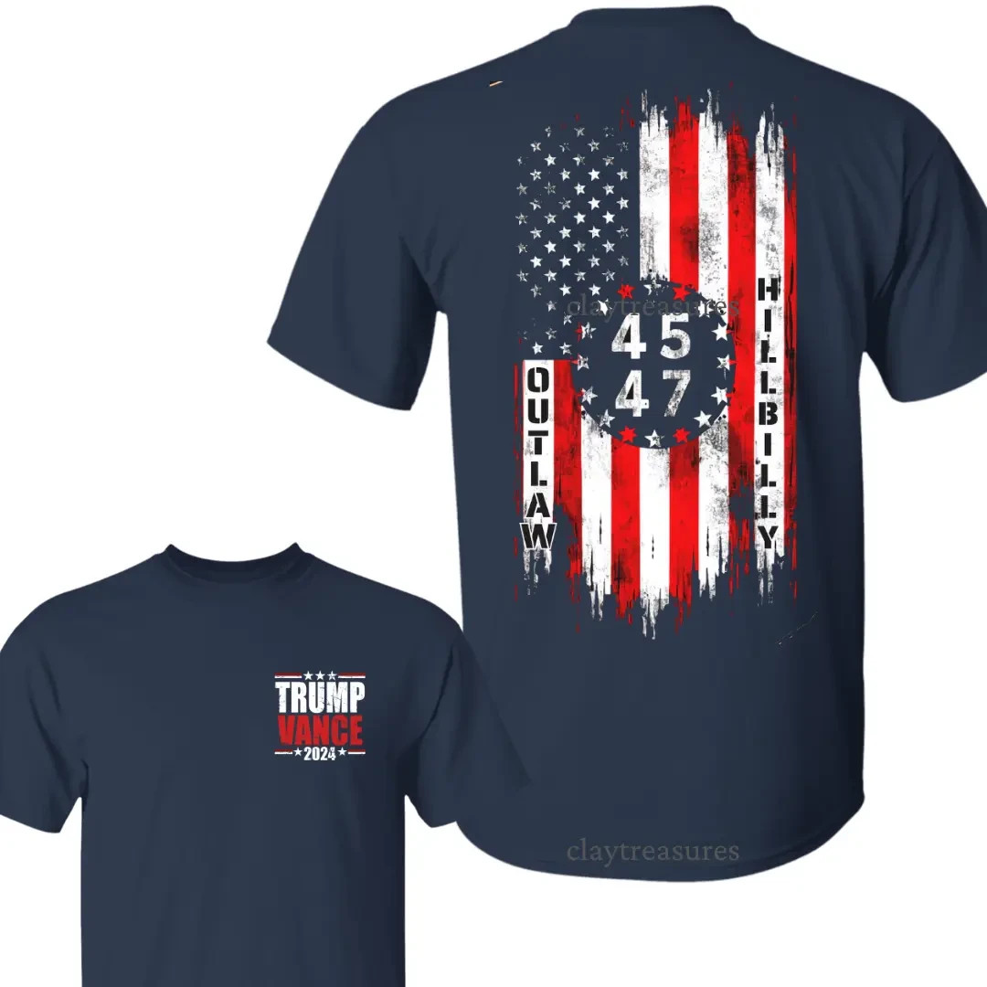 Trump I’m Voting For The Outlaw Hillbilly 2024 Tee, Trump 45 47 Shirt