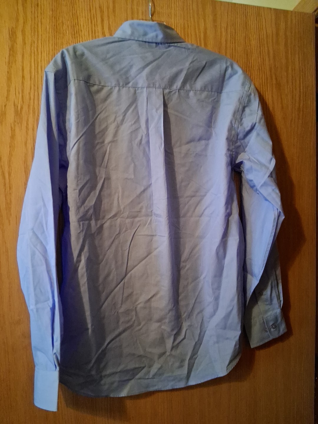 Port Authority Mens Long Sleeve Button Down Blue Dress Shirt Small New no tags