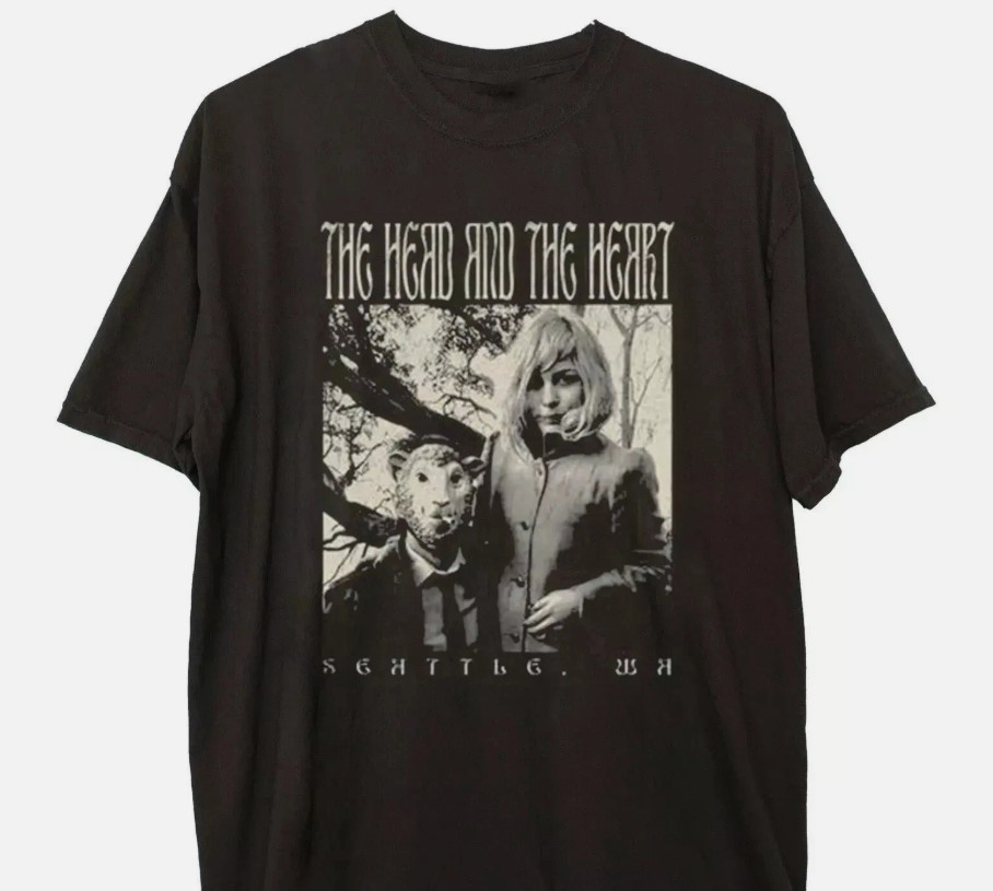 The Head And The Heart Band Album Heavy Cotton Black T Shirt S-5XL AL1247