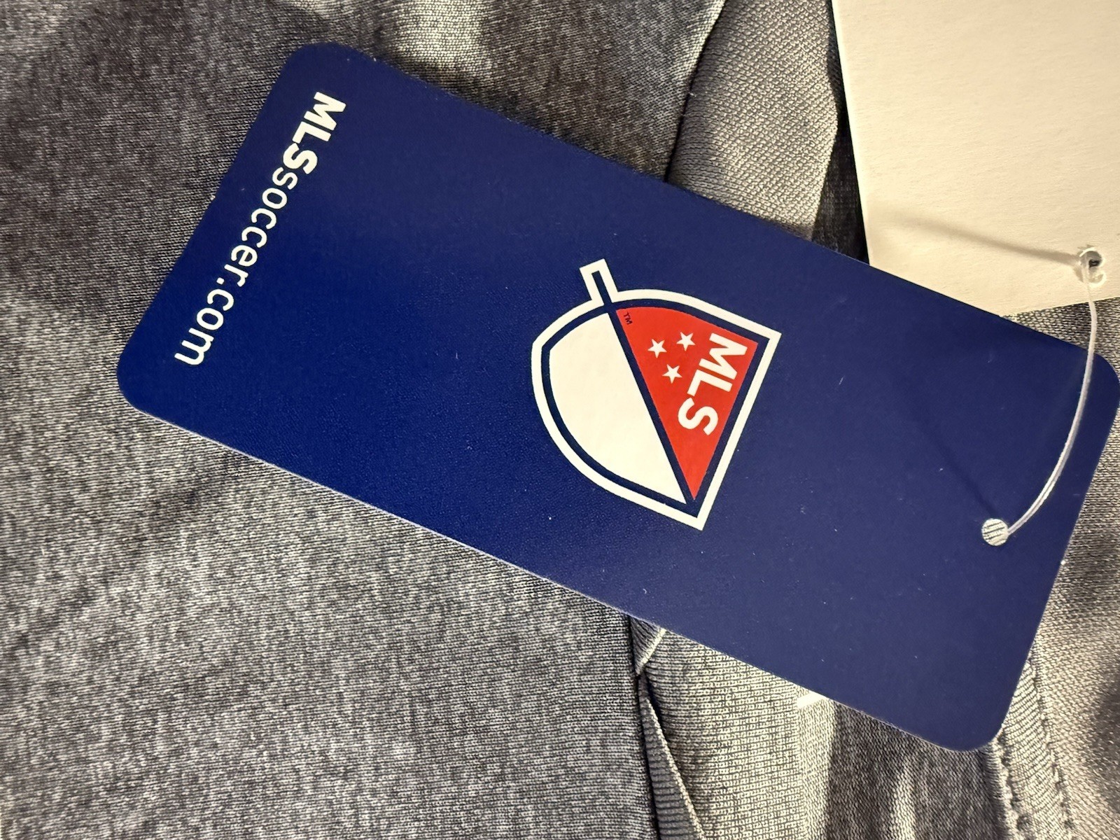 NWT DC United MLS Soccer Long Sleeve Mens Gray T Shirt Size Xxl