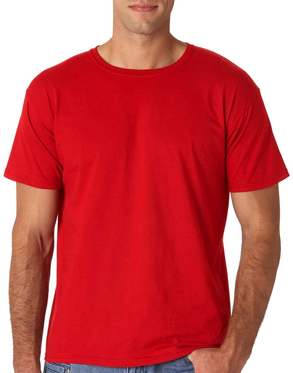 Gildan G640 Adult Unisex Softstyle® tshirt MD Medium Red Shirt
