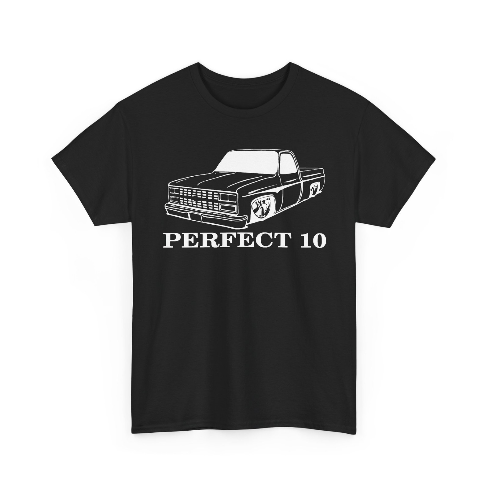 Racing C10 Fleetside 1973-87 Square Body Pickup Truck Unisex Heavy Cotton Tshirt