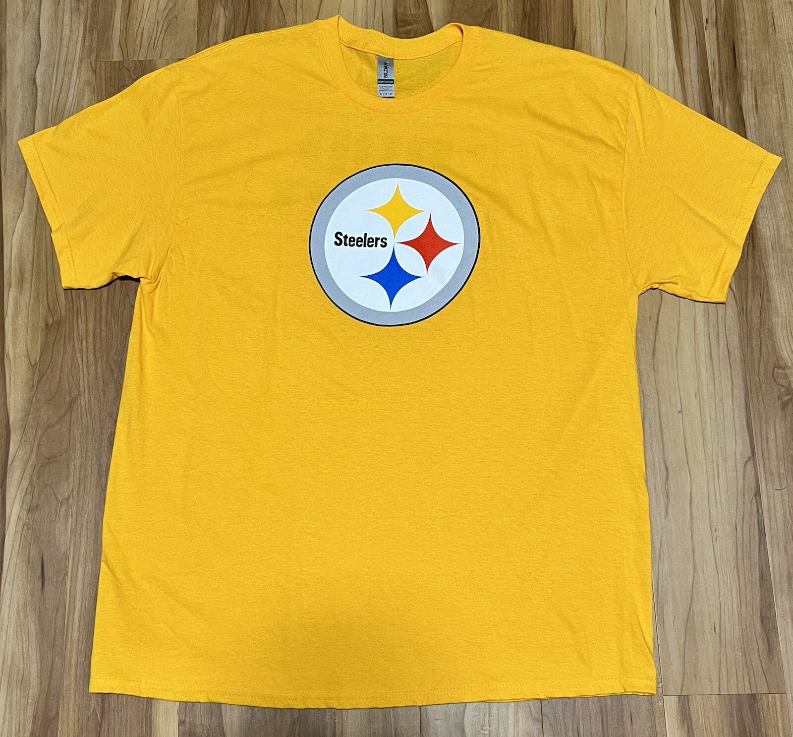 Pittsburgh Steelers T-Shirt Men’s XL Bud Light Logo NFL Double Sided Graphic