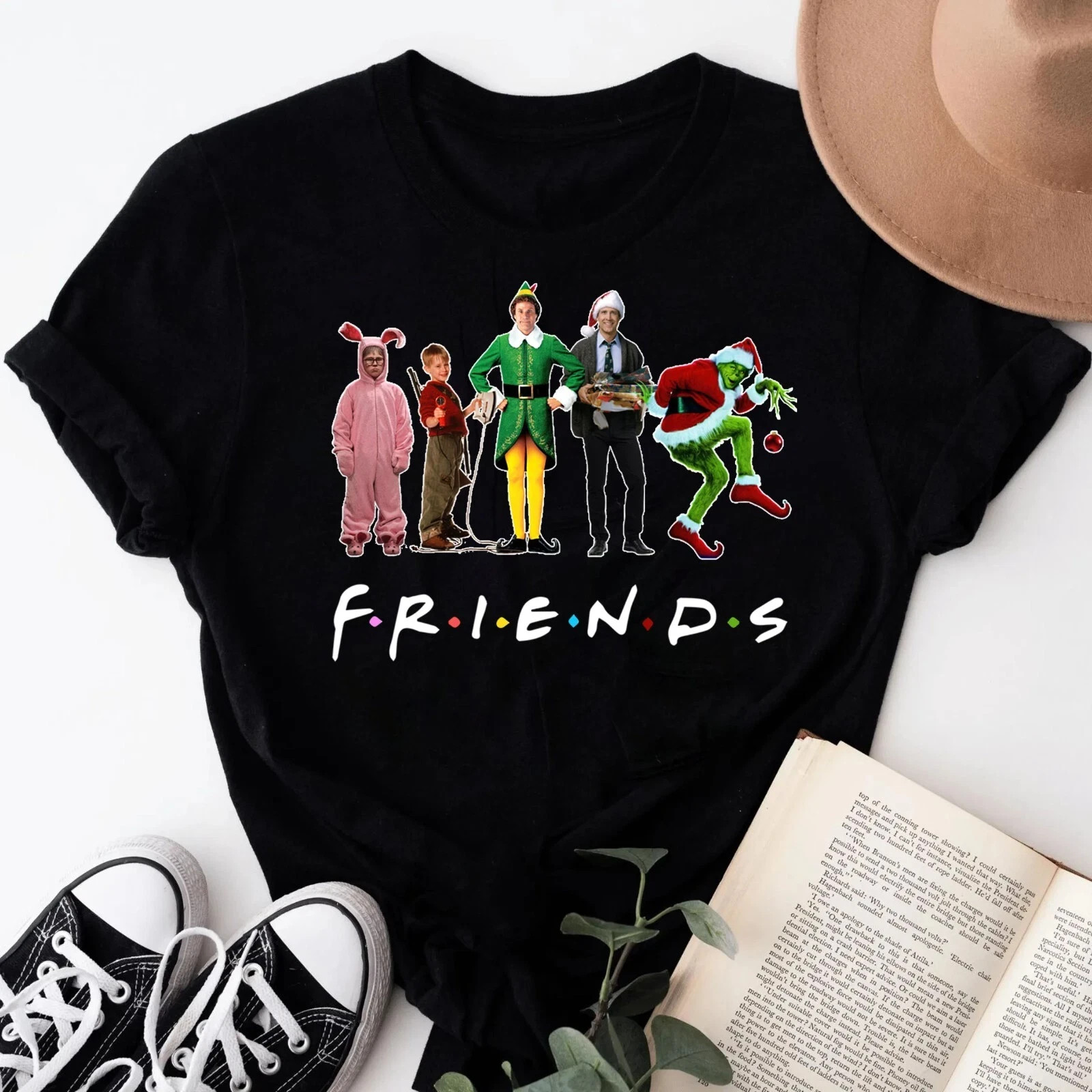 Friends Christmas Shirt, Christmas Movie Shirt, Grinch Christmas Party Shirt