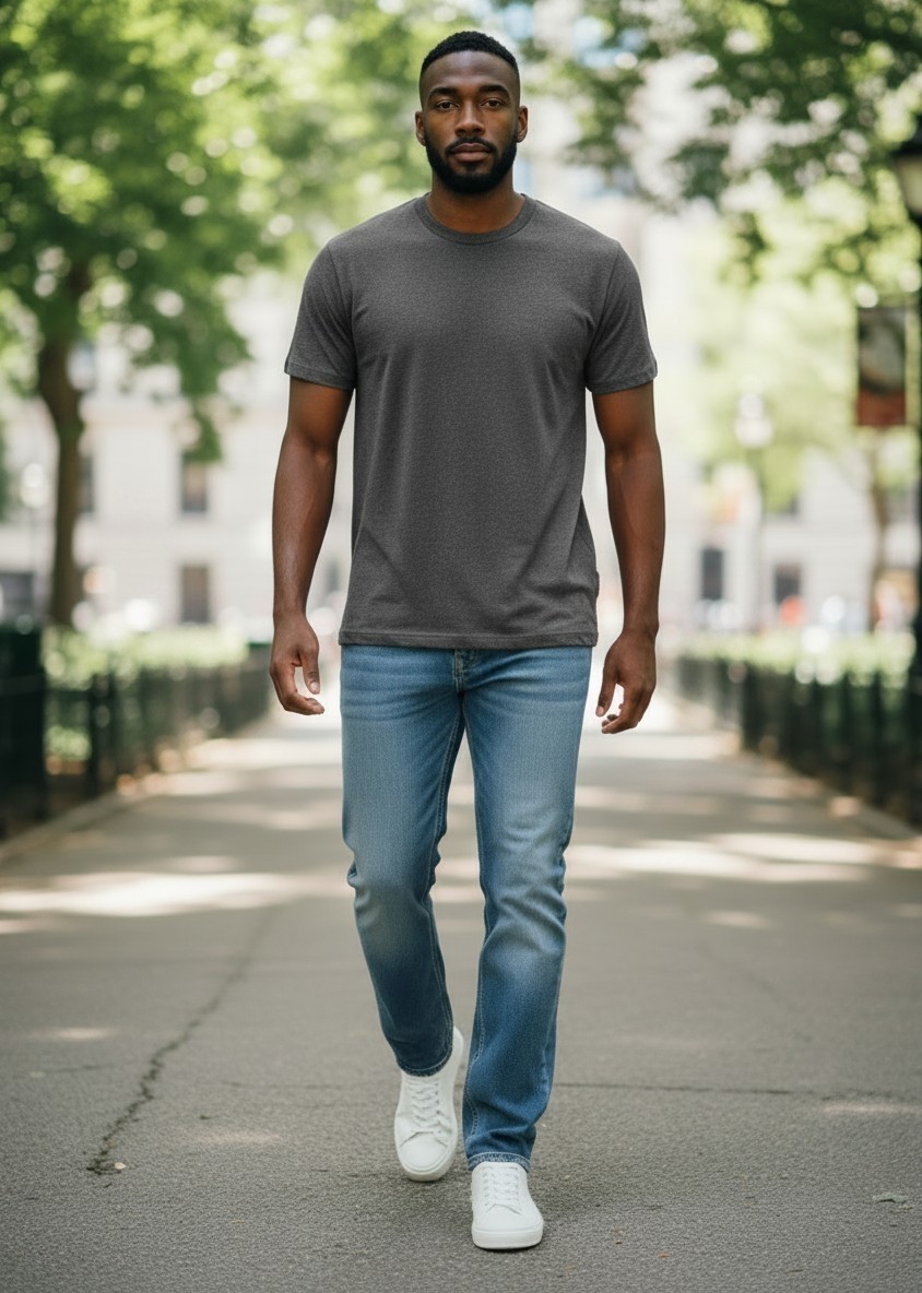 American Apparel 1301 Unisex Heavyweight Cotton Tee Blank Casual T-Shirt