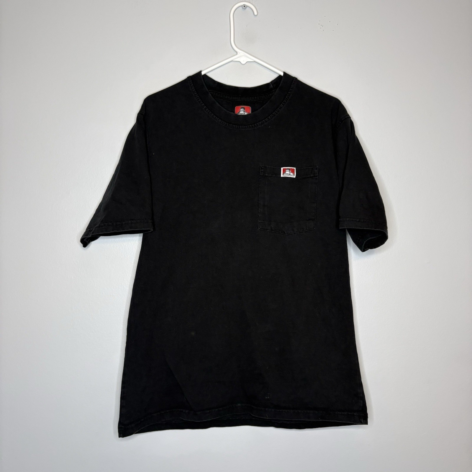 Ben Davis Classic Fit Black Pocket Tee Shirt Men’s Medium Workwear