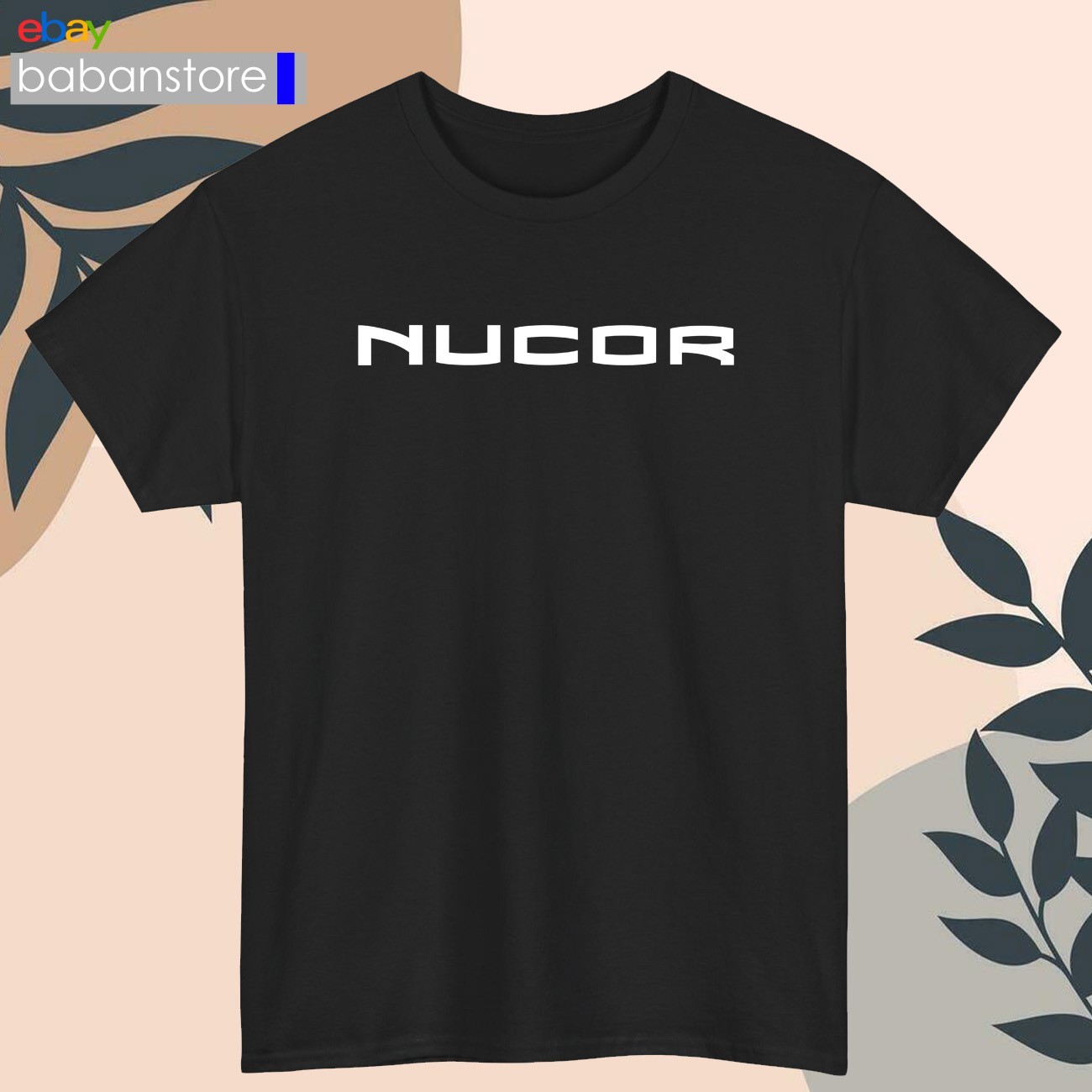 Nucor Company Logo Black/White/Grey/Navy/Red/Light Blue T-Shirt S-5XL