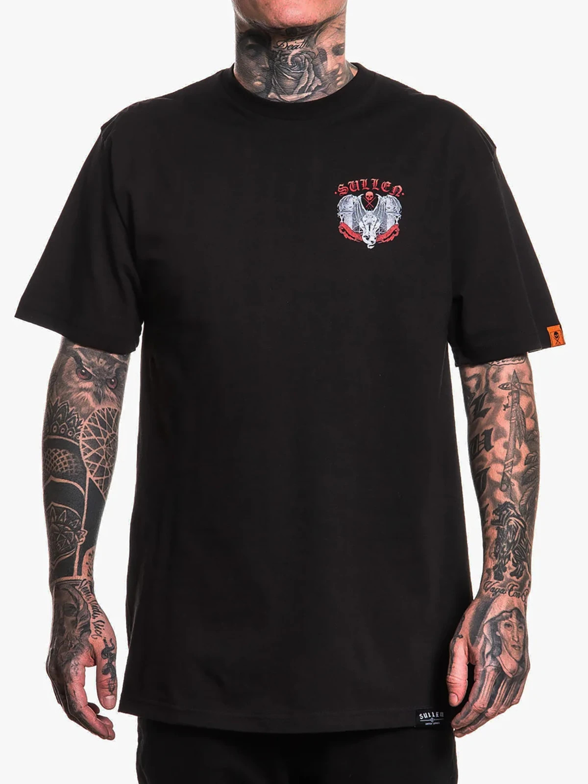 Sullen Men’s Time Spent Short Sleeve Standard T-shirt Grim Reaper Tattoo Tee