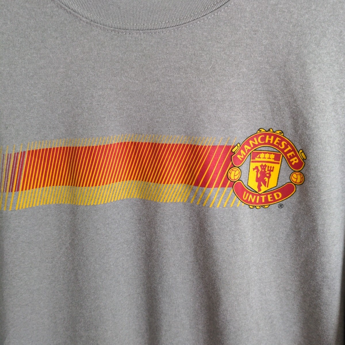 Nike Manchester United T-shirt Mens XL Gray Dri-Fit Athletic Soccer EU Football