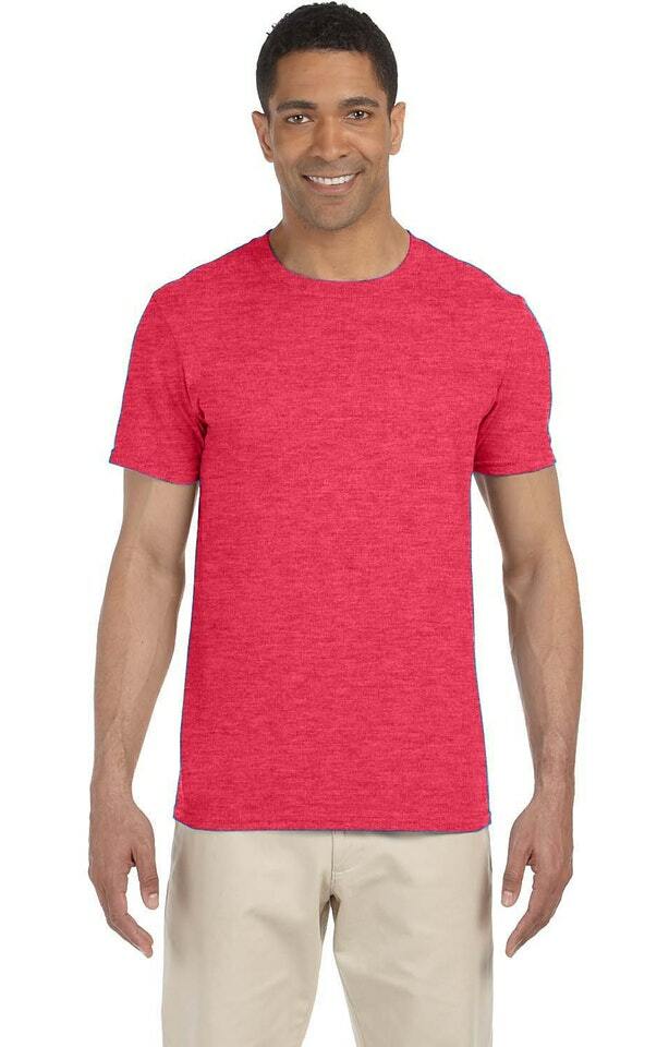 Gildan Adult Unisex Softstyle 4.5 oz. T-Shirt G640 Large