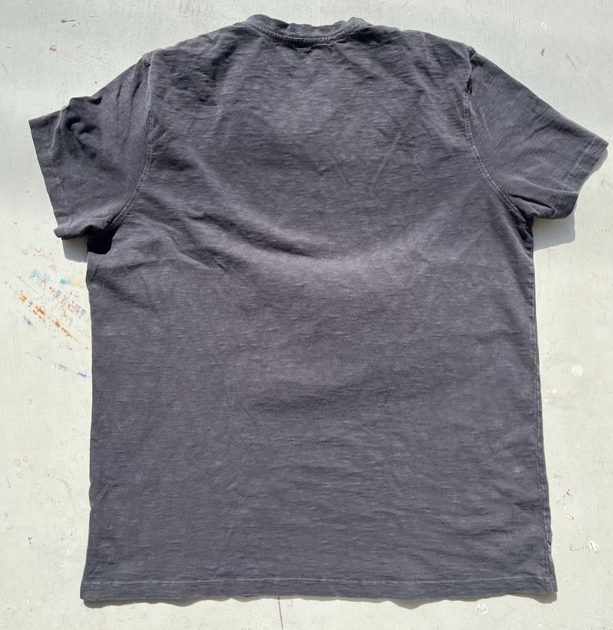 Men’s American Giant T-Shirt Gray Solid L Casual Norm City Classic USA Low Key