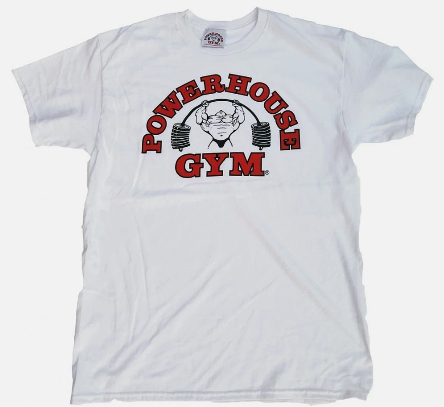 PH101 Powerhouse Gym T Shirt “bent-bar” Weightlifting logo