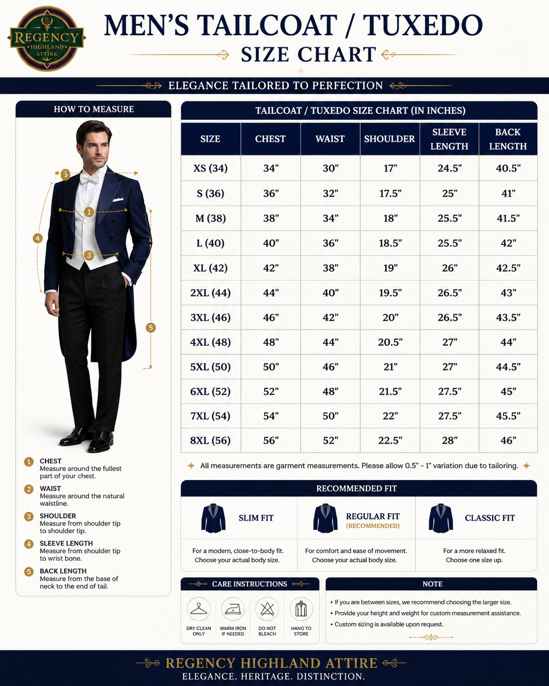 Men’s Navy Blue White Tie Tailcoat Tuxedo – Formal Evening Dress Suit