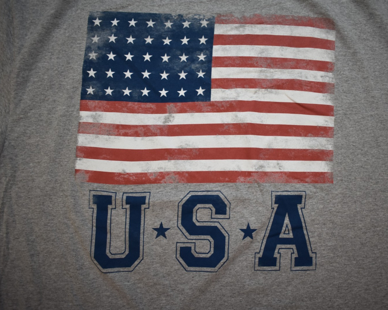 Mad Engine Mens Big & Tall American U.S.A. Distressed Flag Shirt New LT-6XL