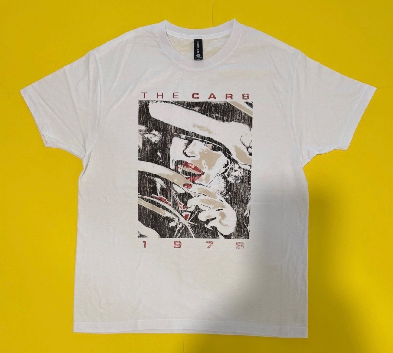 THE CARS 1978 CLASSIC DEBUT ALBUM COVER T SHIRT BRAND NEW SIZES M,L,XL,XXL
