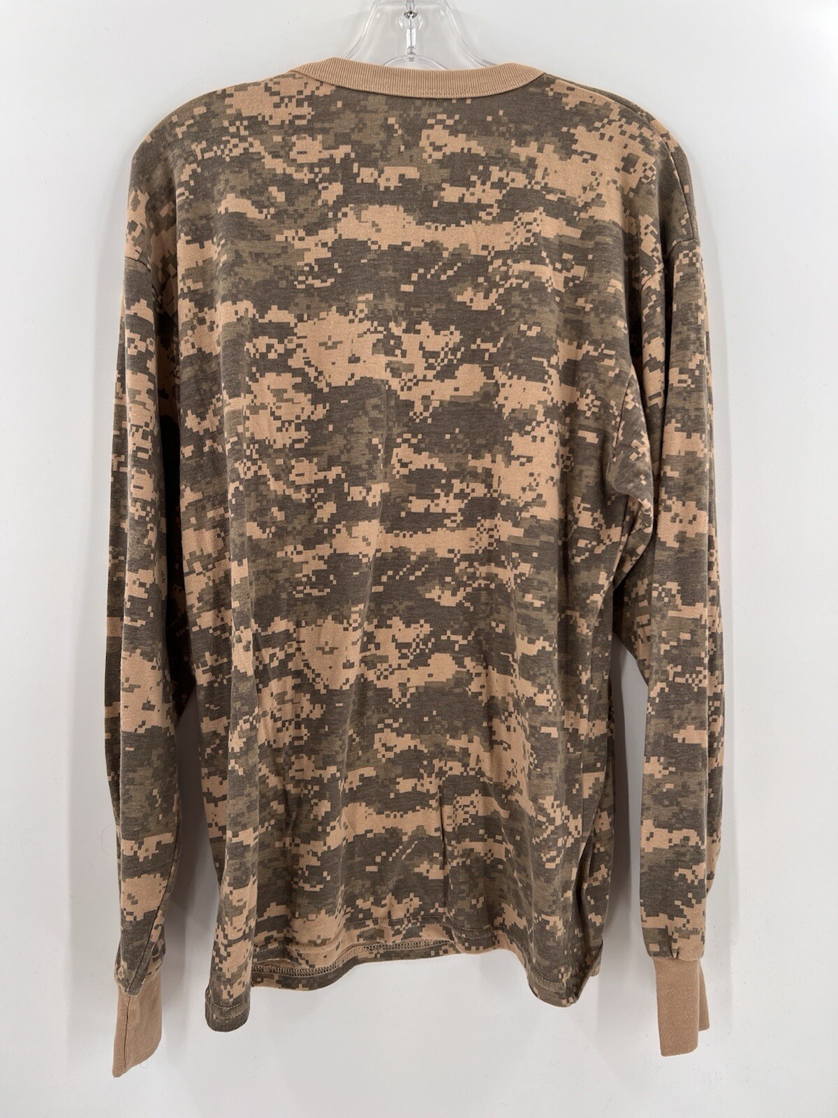 ROTHCO DIGITAL CAMO LONG SLEEVE TEE SHIRT SIZE LARGE EASY WEAR MACHINE WASH