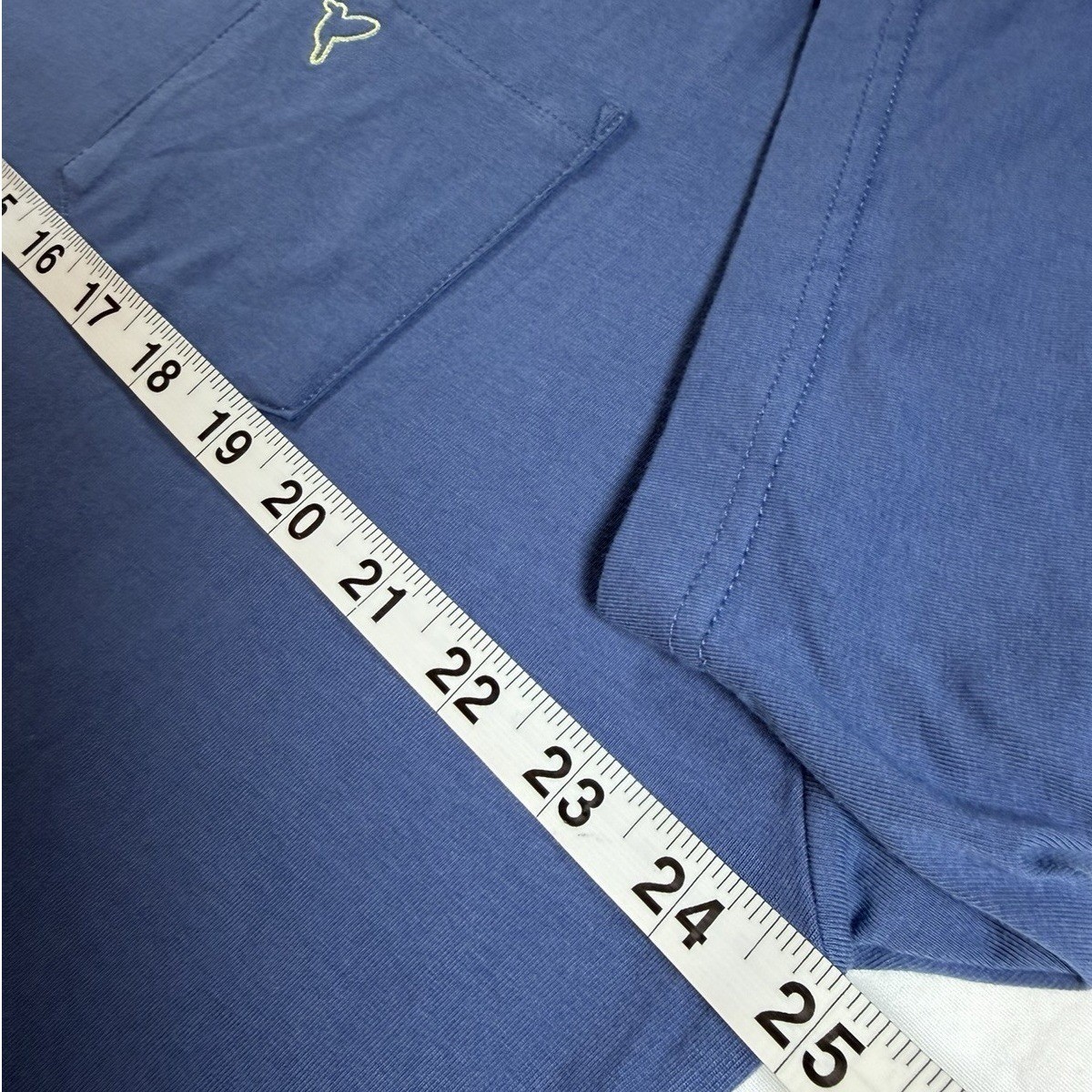 Birddogs Pocket T-Shirt Mens XXL Blue Short Sleeve Logo Crew Neck EUC