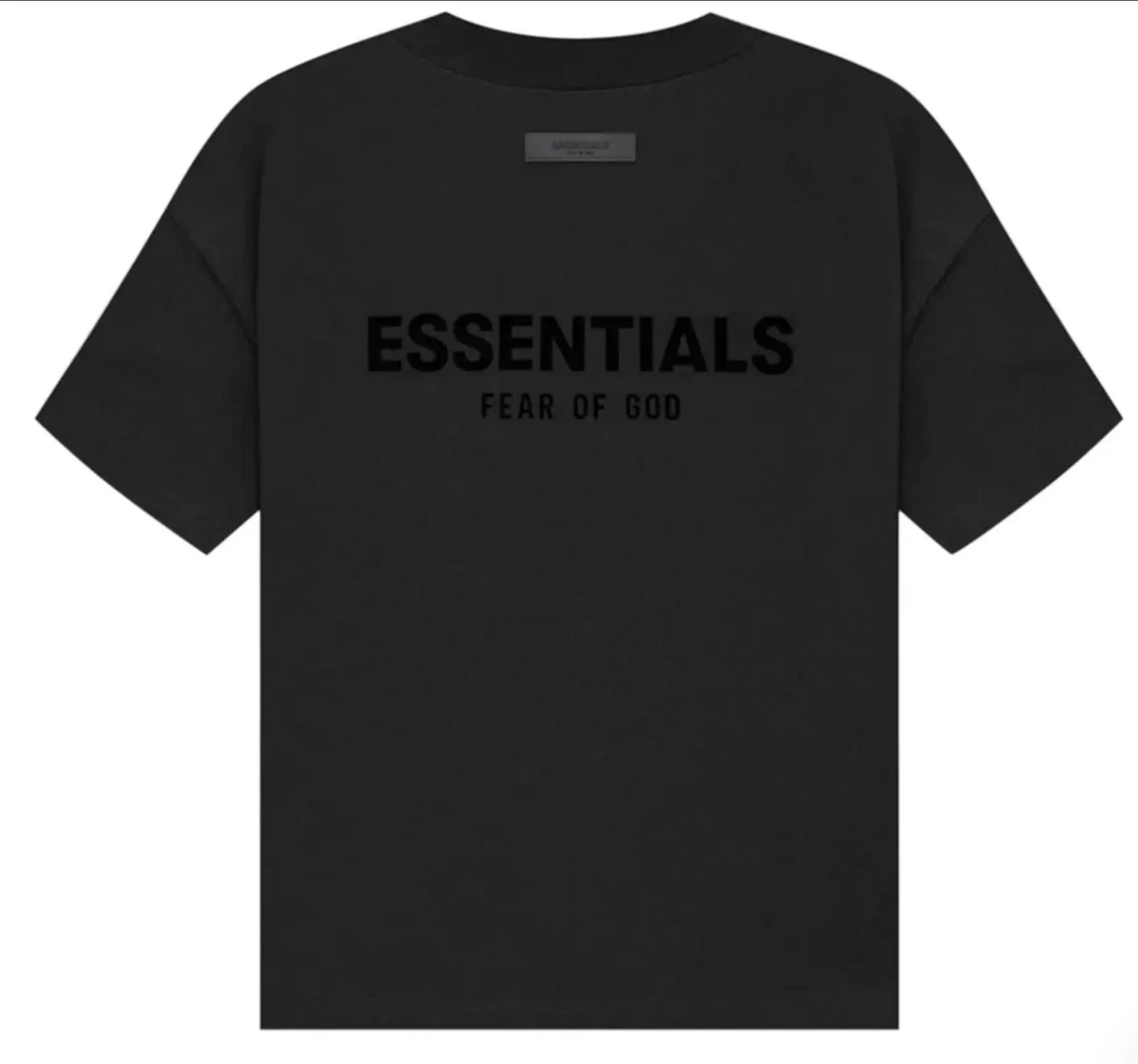 Fear of God Essentials T-Shirt Black Stretch Limo