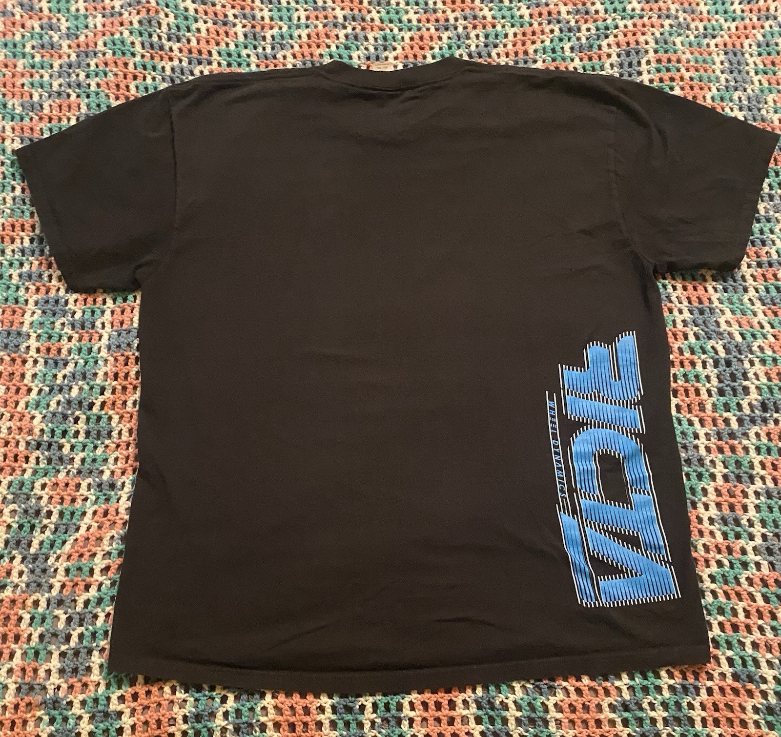 Vintage NHS RICTA Wheels Skateboard Black T Shirt Sz 2XL (25.5in W X 30in L) Y2K