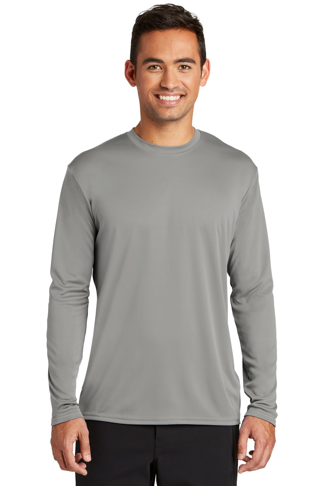 Port & Company Mens Long Sleeve UV Performance Crew Neck T-Shirt PC380LS