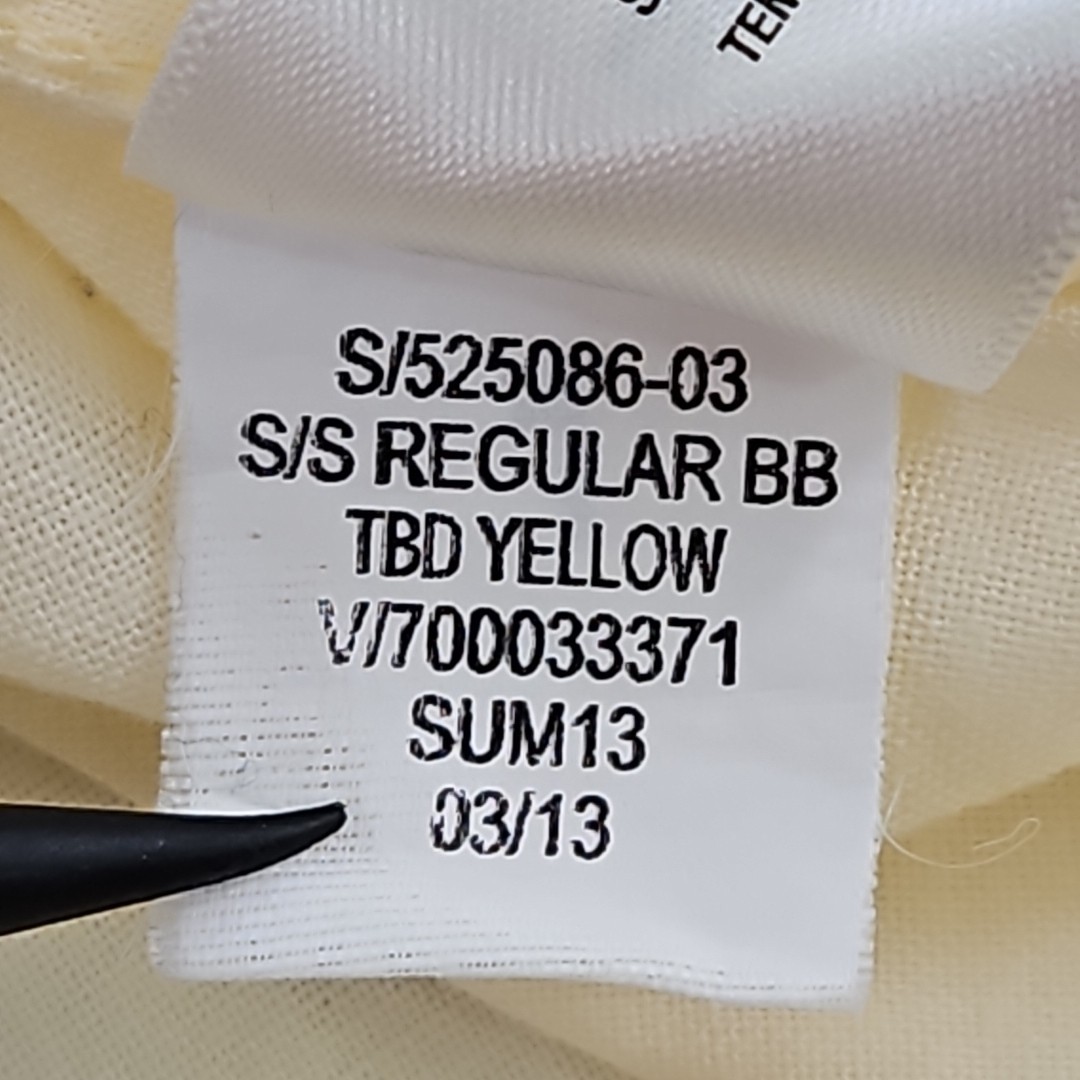 Old Navy Short Sleeve Front Button Regular Fit Everyday Shirt Sz XL Yellow EUC