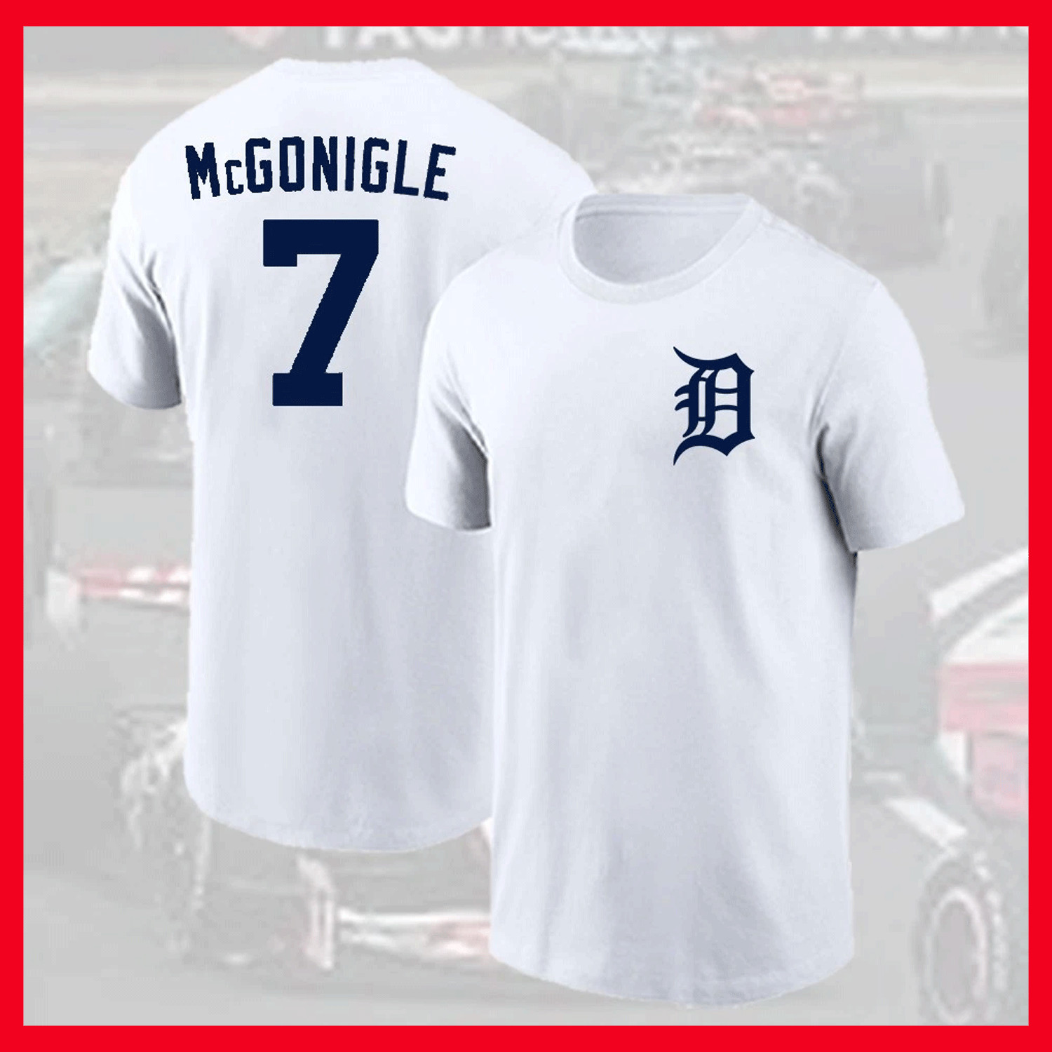 HOT- Kevin McGonigle #7 Detroit Tiger Basball Name & Number Player For Fans