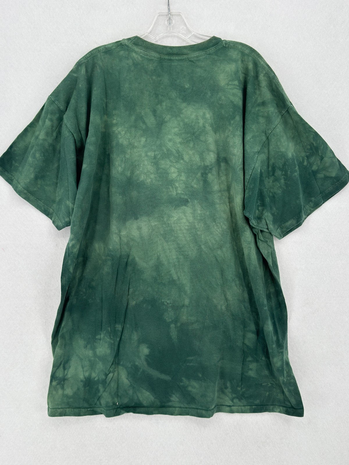 Vintage The Mountain Giraffes Moon Graphic Green Tie Dye T Shirt Sz 2XL