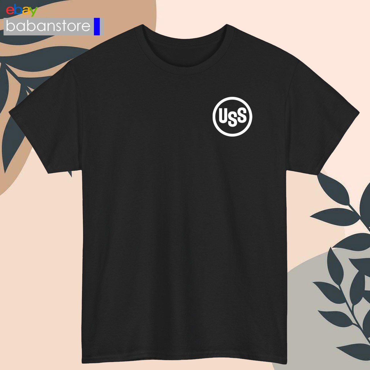 U.S. Steel Industrial Logo Black/White/Grey/Navy/Red/L Blue T-Shirt S-5XL