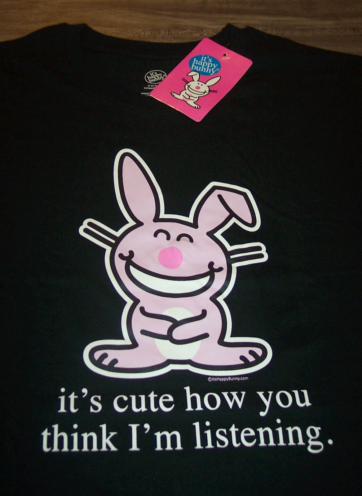 IT’S HAPPY BUNNY Jim Benton T-Shirt MENS LARGE NEW w/ tag