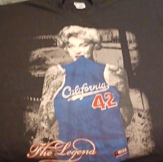 WEIV GEAR Graphic Print Crew Neck T-Shirt Black California 42 Legend Men’s 4XL