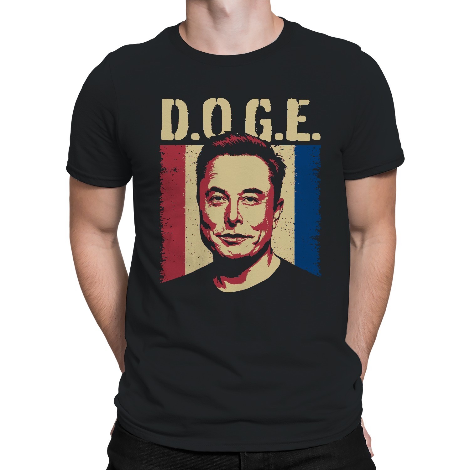 D.O.G.E. Political Style Meme Design Men’s T-shirt
