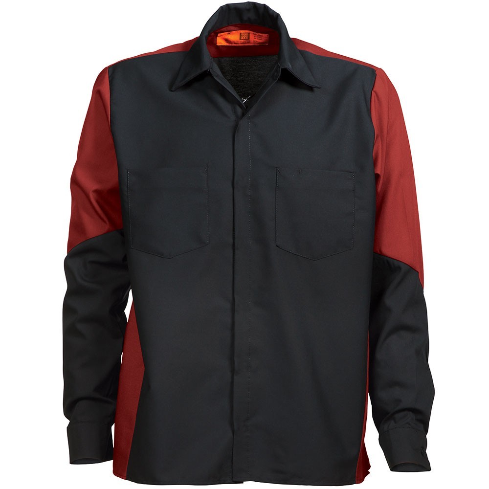 NEW Reed Work Shirts Two Tone Crew Button Down Mechanic Technician Auto Uniform