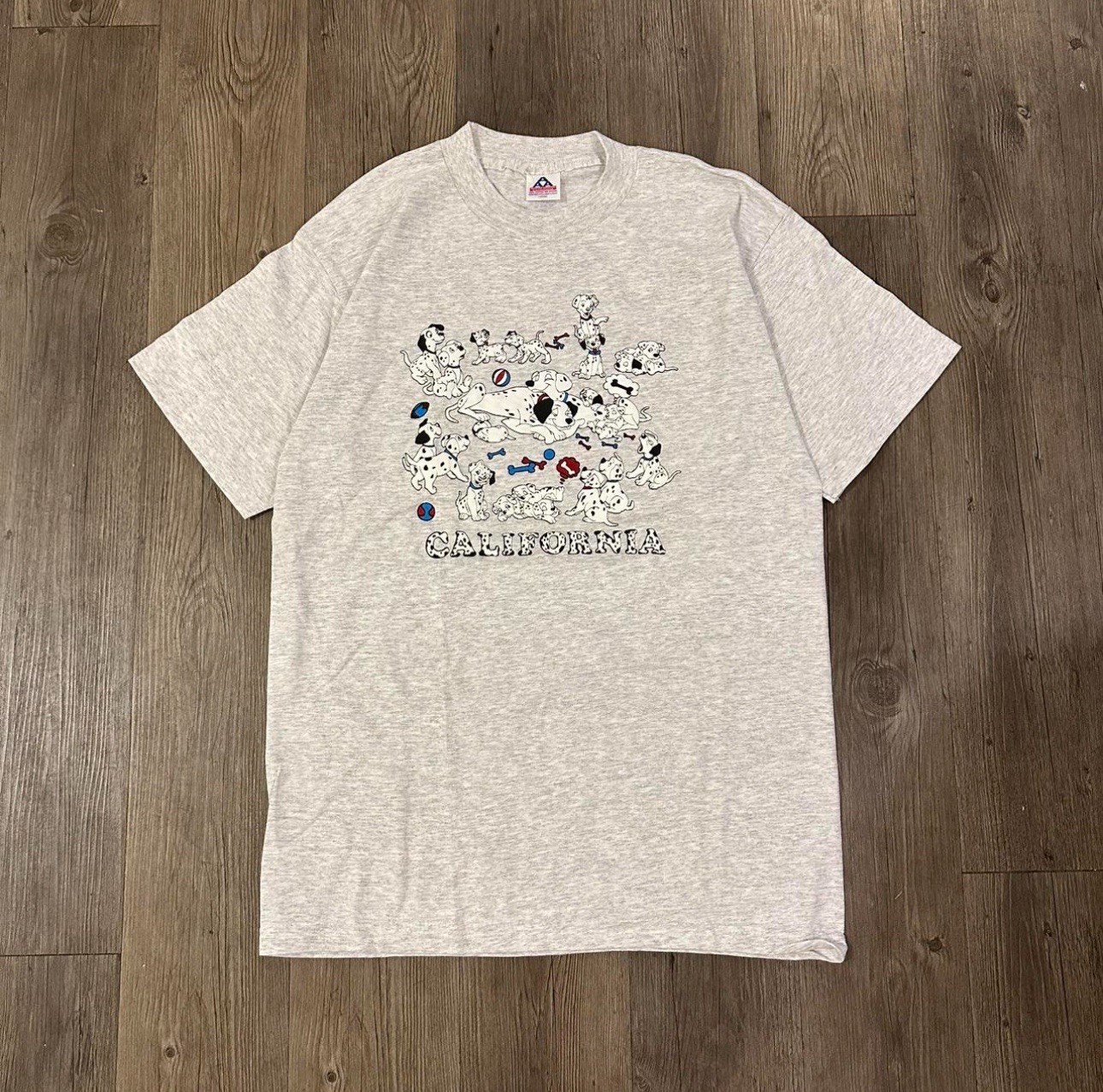 Vintage 90s Disney 101 Dalmatians California Promo Movie Shirt Size Large