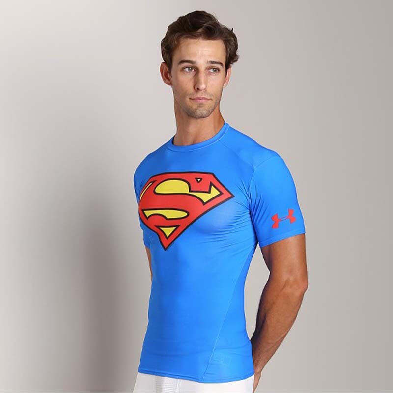 Under Armour x Superman Compression Shirt Blue (1244399-401) Men’s size S-M