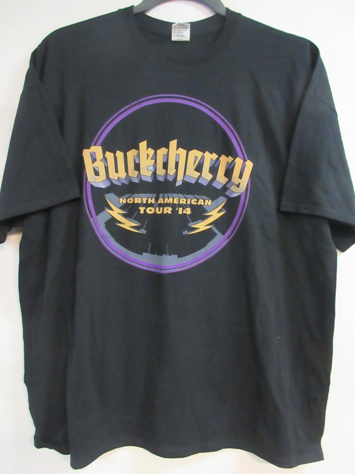BUCKCHERRY OFFICIAL MERCH N.A. TOUR 2014 BAND CONCERT MUSIC T-SHIRT 2XL / XXL