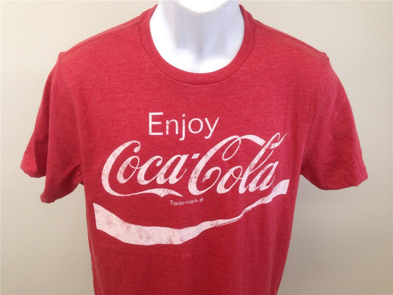 NEW Enjoy Coca Cola COKE Mens Sizes XS-S Super Soft Vintage Look Old Navy Shirt