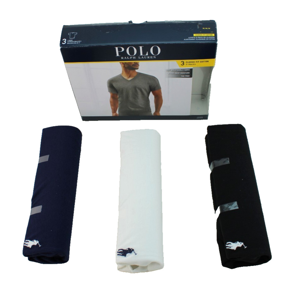 POLO Ralph Lauren Men’s Size Medium Various Colors V-Neck T-shirts RETAIL $49.50