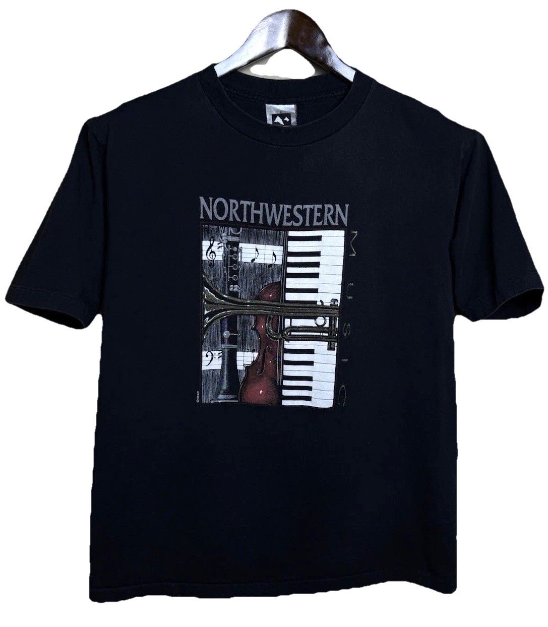 Vintage 1994 Northwestern Music T Shirt L USA Single Stitch ALPZ Tee