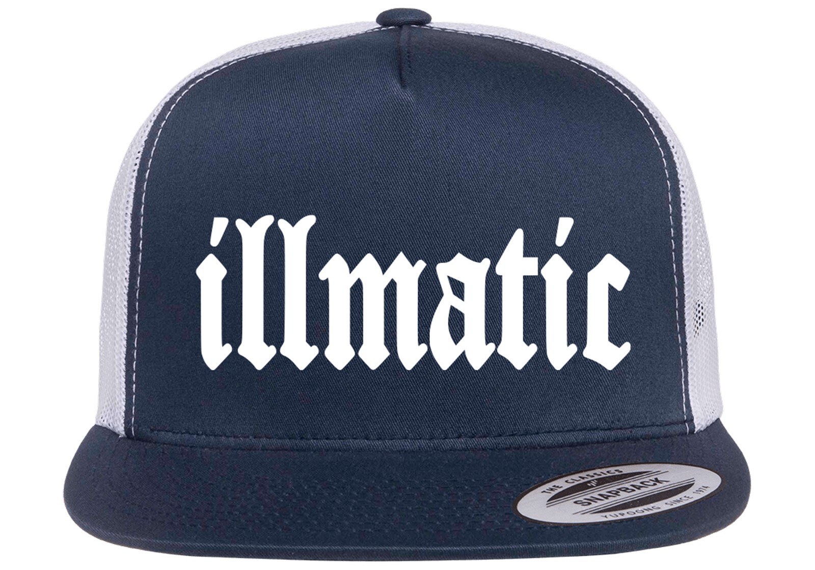 Illmatic Nas Trucker Hat Mesh Back Snapback Hip Hop Street Baseball Unisex Cap