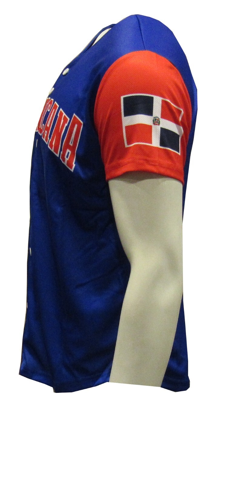 Dominicana Full Button Sublimated Jersey New Two tone color