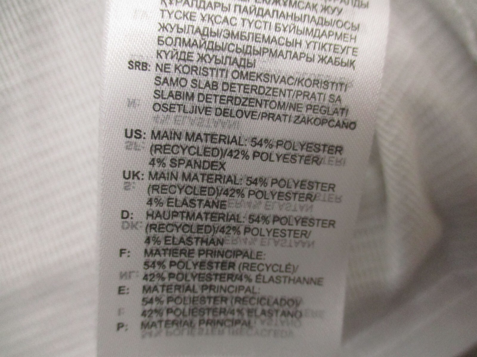 ADIDAS CLIMALITE Size XL Mens White 1/2 Zip Collared Short Sleeve Polo Shirt 493