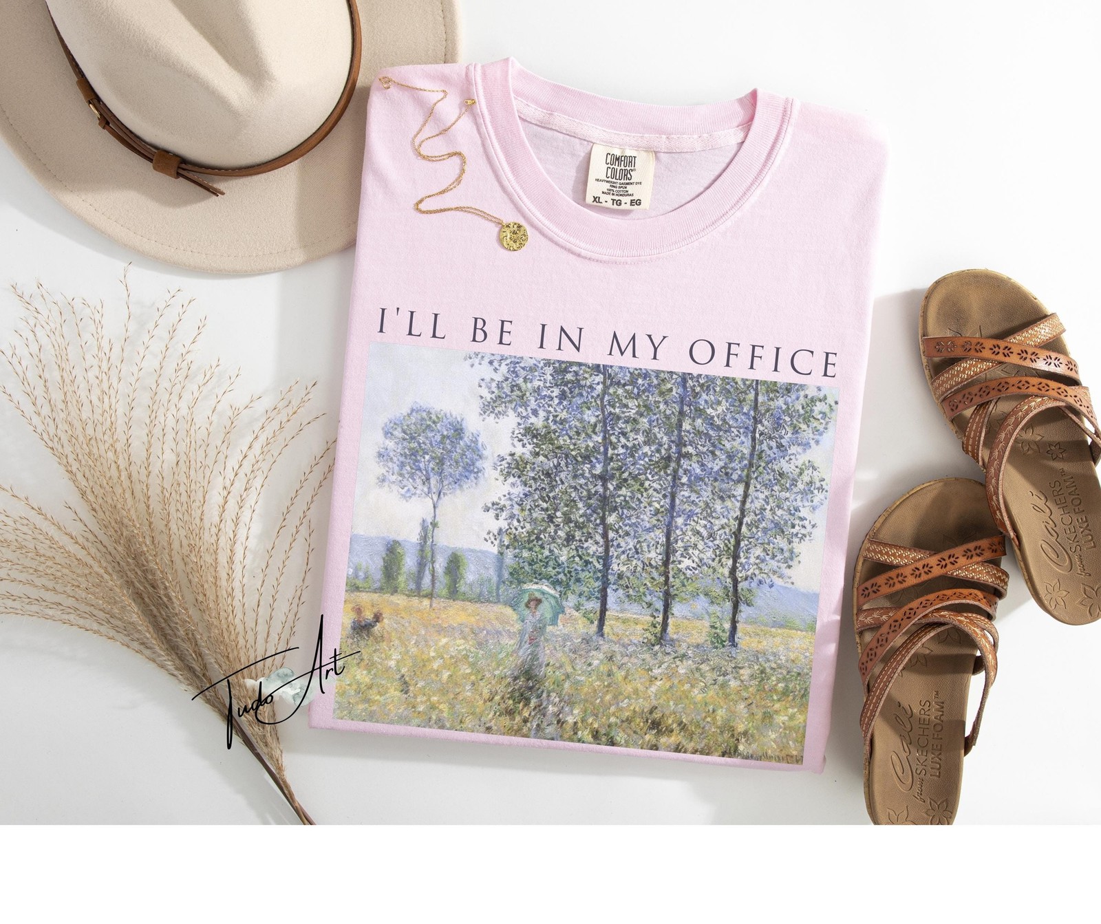 Nature Lover I 39 ll Be In My Office Shirt Botanical Monet Shirt Art histor