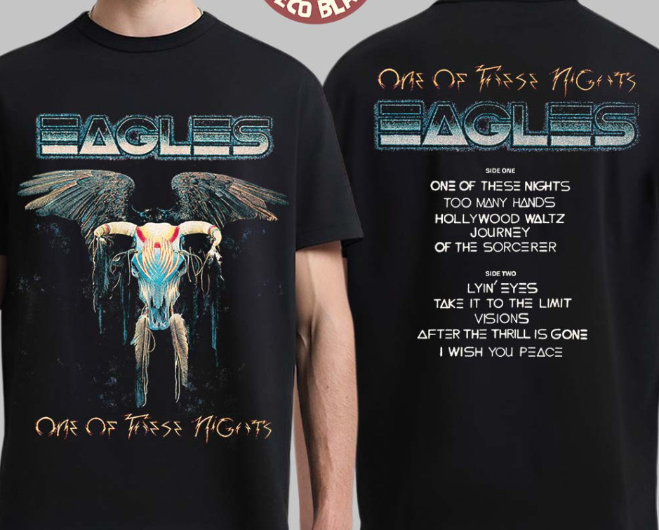 Eagles One Of These Nights Deluxe Edition Merch Album Cover WitT-Shirt