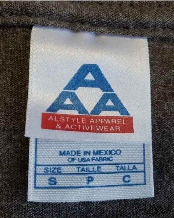 Alstyle Apparel & Activewear T-Shirt Men S Washed Brown S/S Seattle Washington
