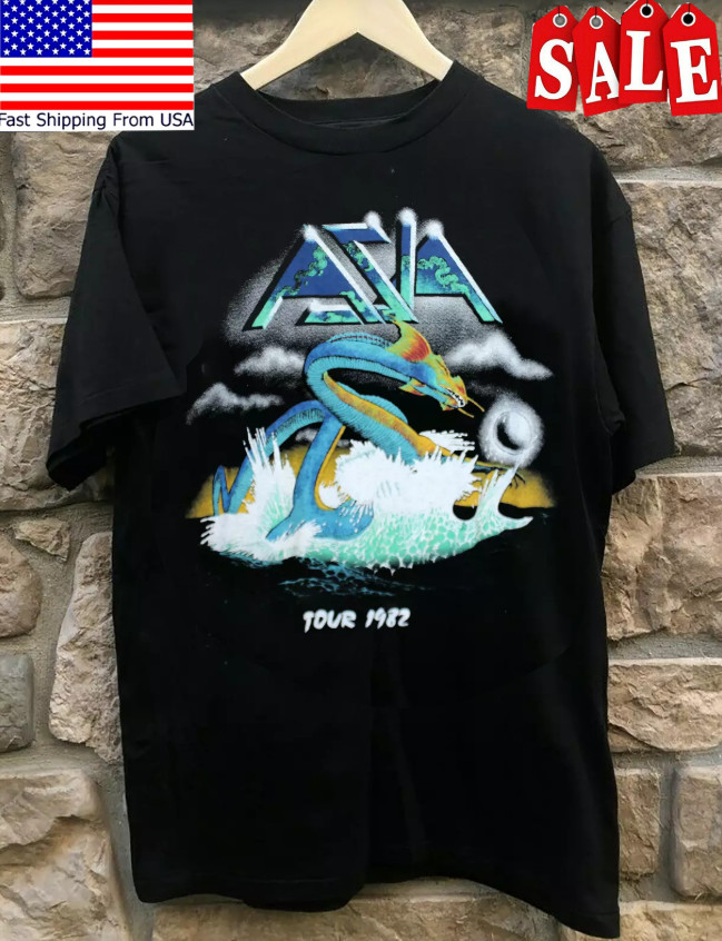 Collection Asia Band Tour Cotton T-Shirt Gift For Fans All Size DI1272