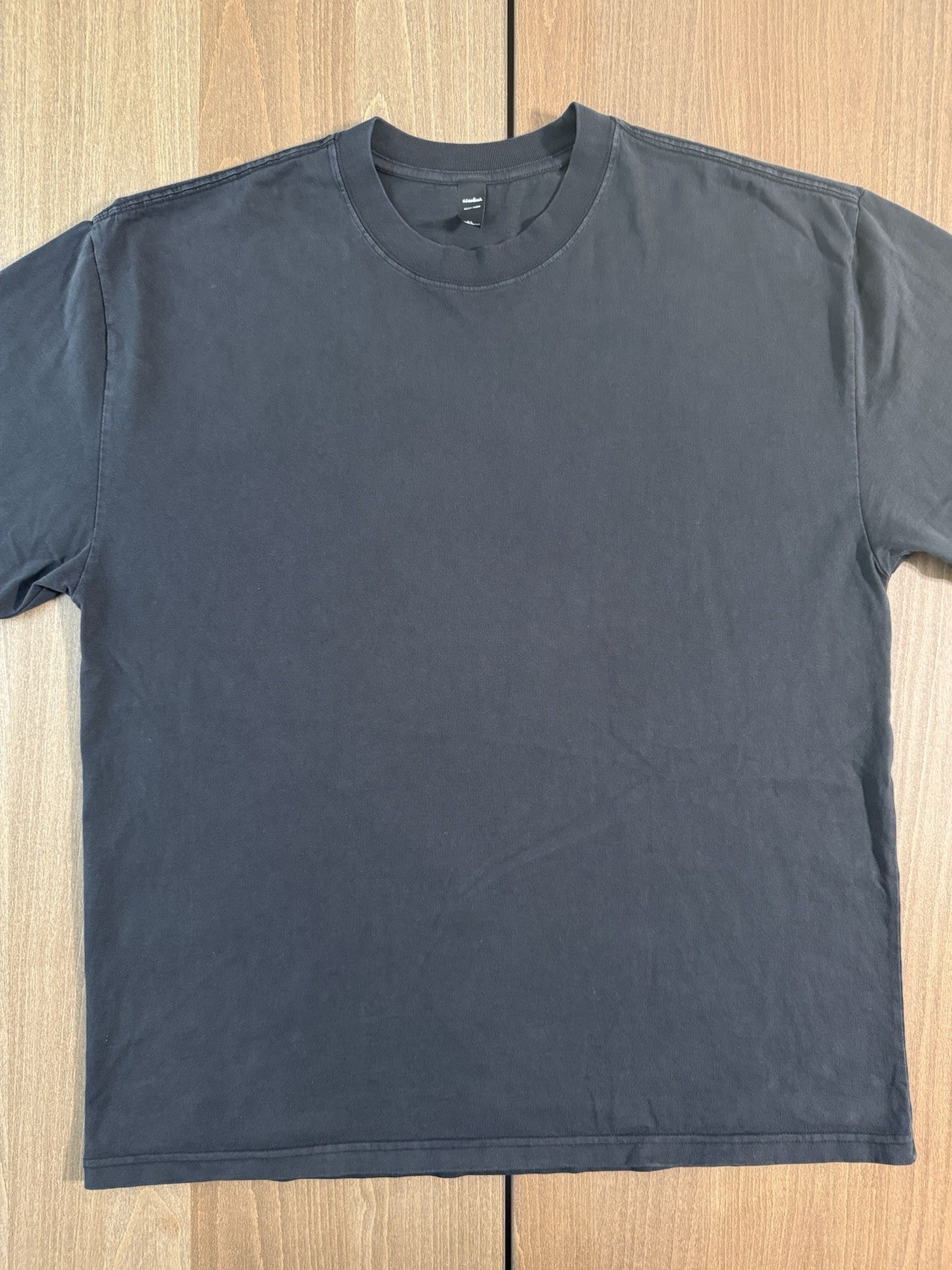As Colour Heavy Weight Tee Shirt 100% Combed Cotton Size XL Heavy Faded Black