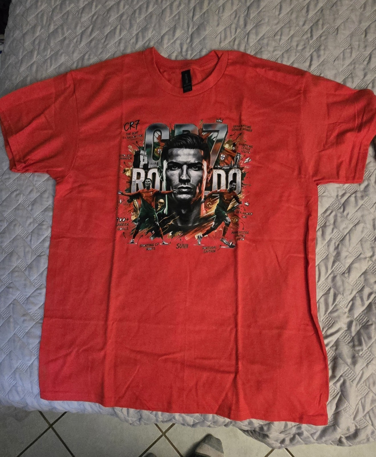 Cristiano Ronaldo Air Ronaldo 7 Portugal Soccer Football Shirt Size Large
