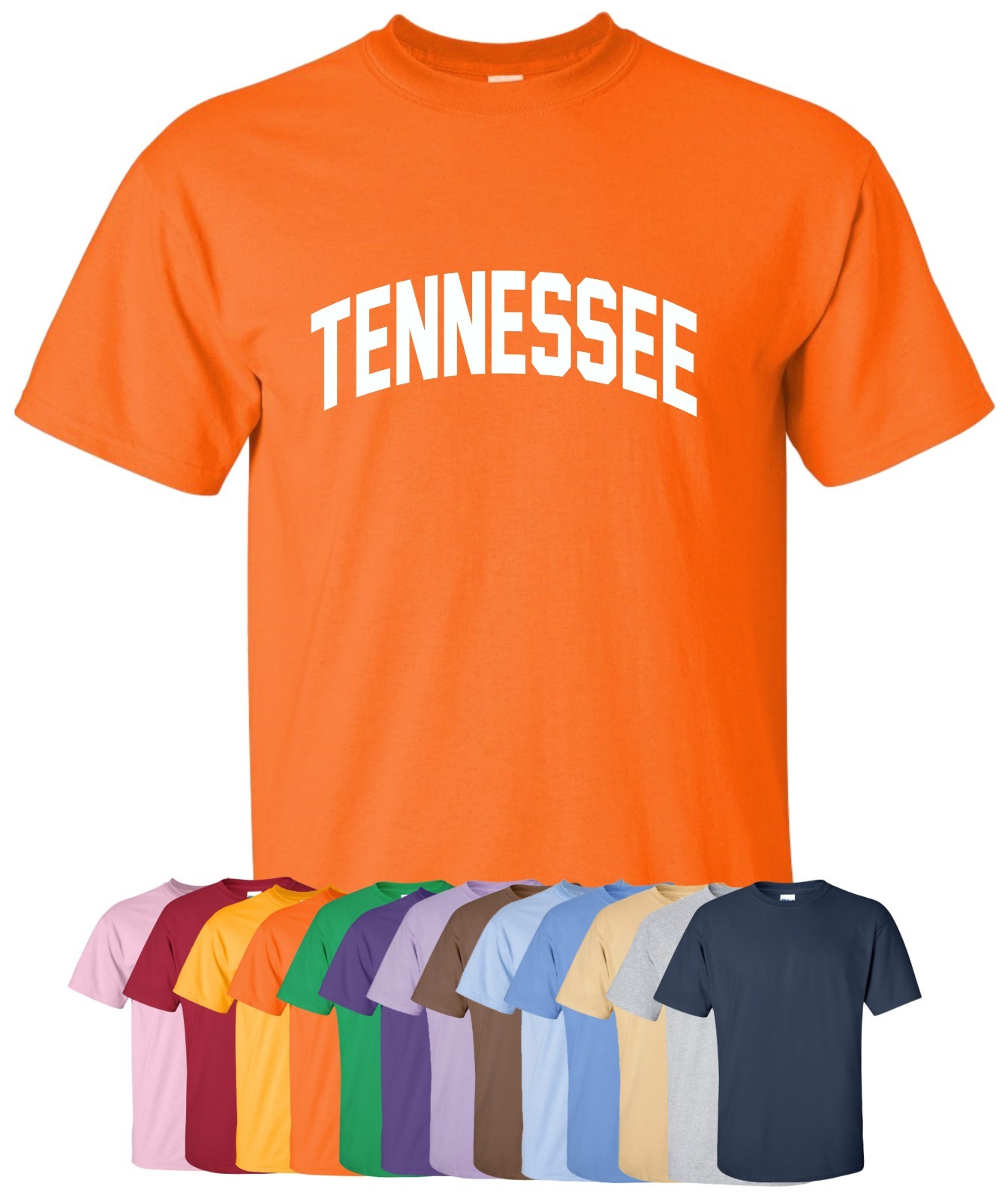 New “Tennessee” T-Shirt in S-4XL, 30+ Colors! volunteer state nashville memphis